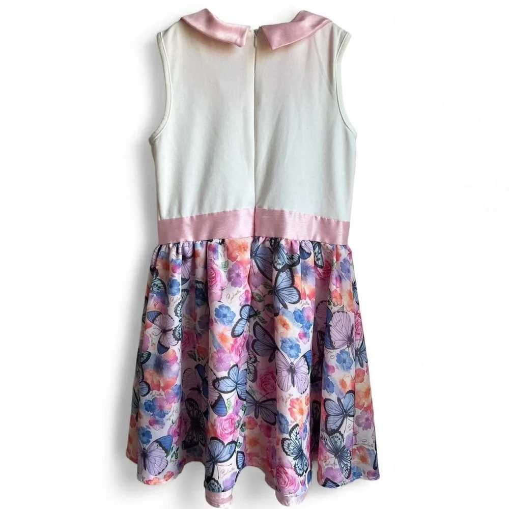 Cinderella Pink and White Butterfly Dress - Picture 5 of 7